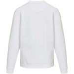 Felpa unisex girocollo con interno spazzolato 280 g/m2 Elevate color bianco seconda vista posteriore