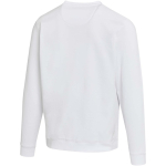 Felpa unisex girocollo con interno spazzolato 280 g/m2 Elevate color bianco terza vista posteriore