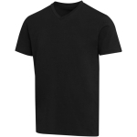 T-shirt unisex a maniche corte con scollo a V in cotone biologico 200 g/m2 Elevate color nero
