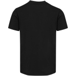 T-shirt unisex a maniche corte con scollo a V in cotone biologico 200 g/m2 Elevate color nero seconda vista posteriore