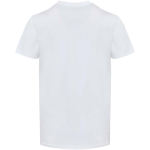 T-shirt unisex a maniche corte con scollo a V in cotone biologico 200 g/m2 Elevate color bianco seconda vista posteriore
