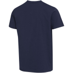 T-shirt unisex a maniche corte con scollo a V in cotone biologico 200 g/m2 Elevate color blu mare terza vista posteriore