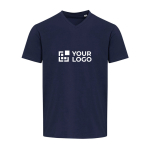 T-shirt unisex a maniche corte con scollo a V in cotone biologico 200 g/m2 Elevate vista area di stampa