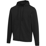 Felpa con cappuccio unisex con interno garzato 280 g/m² Elevate color nero