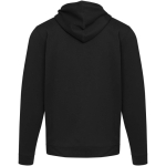 Felpa con cappuccio unisex con interno garzato 280 g/m² Elevate color nero seconda vista posteriore