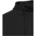 Felpa con cappuccio unisex con interno garzato 280 g/m² Elevate color nero vista dettaglio 1