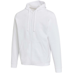 Felpa con cappuccio unisex con interno garzato 280 g/m² Elevate color bianco
