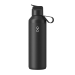 Borraccia in acciaio inox riciclato con cannuccia 710ml Ocean Bottle color nero
