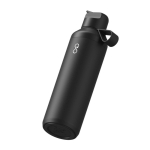 Borraccia in acciaio inox riciclato con cannuccia 710ml Ocean Bottle color nero terza vista