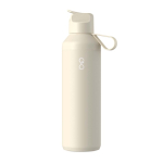 Borraccia in acciaio inox riciclato con cannuccia 710ml Ocean Bottle color sabbia
