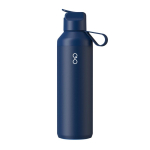 Borraccia in acciaio inox riciclato con cannuccia 710ml Ocean Bottle color blu mare