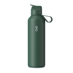Borraccia in acciaio inox riciclato con cannuccia 710ml Ocean Bottle color verde scuro