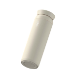 Bicchiere termico Ocean Bottle 590ml con coperchio 360° a prova di perdite color sabbia terza vista