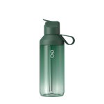 Borraccia trasparente con cannuccia e coperchio ribaltabile 710ml Ocean Bottle color verde scuro