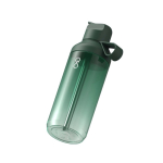 Borraccia trasparente con cannuccia e coperchio ribaltabile 710ml Ocean Bottle color verde scuro terza vista
