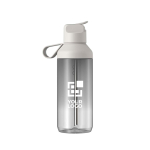 Borraccia trasparente con cannuccia e coperchio ribaltabile 710ml Ocean Bottle vista area di stampa