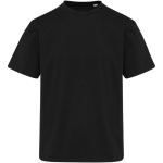 T-shirt oversize in cotone biologico con grammatura 260 g/m2 Elevate color nero seconda vista frontale