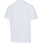 T-shirt oversize in cotone biologico con grammatura 260 g/m2 Elevate color bianco terza vista posteriore