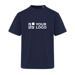 T-shirt oversize in cotone biologico con grammatura 260 g/m2 Elevate vista area di stampa