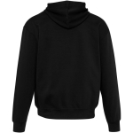 Felpa con cappuccio oversize in cotone eco 280 g/m2 Elevate color nero seconda vista posteriore