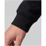 Felpa con cappuccio oversize in cotone eco 280 g/m2 Elevate color nero vista dettaglio 2