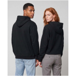 Felpa con cappuccio oversize in cotone eco 280 g/m2 Elevate color nero immagine stile di vita 2