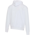 Felpa con cappuccio oversize in cotone eco 280 g/m2 Elevate color bianco terza vista posteriore