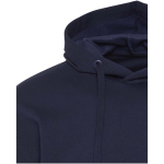 Felpa con cappuccio oversize in cotone eco 280 g/m2 Elevate color blu mare vista dettaglio 1