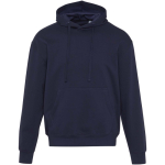 Felpa con cappuccio oversize in cotone eco 280 g/m2 Elevate color blu mare seconda vista frontale