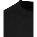 Felpa oversize a girocollo in cotone eco 280 g/m2 Elevate color nero vista dettaglio 1