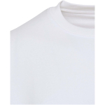 Felpa oversize a girocollo in cotone eco 280 g/m2 Elevate color bianco vista dettaglio 1