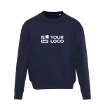 Felpa oversize a girocollo in cotone eco 280 g/m2 Elevate vista area di stampa