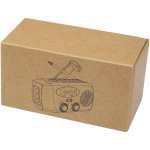 Radio di emergenza ecologica con ricarica solare e dinamo 1.200 mAh color verde militare seconda vista con scatola