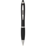 Penna a sfera a rotazione con pennino touch e impugnatura morbida, inchiostro nero color nero
