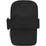 Borsa da fissare alle bottiglie idrorepellente con zip e velcro color nero seconda vista posteriore