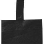 Mini borsa riciclata in tessuto non tessuto termosaldato 3L color nero vista dettaglio 1