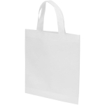 Mini borsa riciclata in tessuto non tessuto termosaldato 3L color bianco