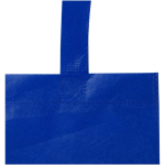Mini borsa riciclata in tessuto non tessuto termosaldato 3L color blu reale vista dettaglio 1
