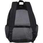 Zaino in rete riciclata trasparente con tasca frontale 18L color nero seconda vista posteriore