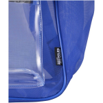 Zaino in rete riciclata trasparente con tasca frontale 18L color blu reale vista dettaglio 1