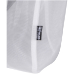 Borsa tote trasparente in rete riciclata con cerniera 23L color bianco vista dettaglio 1