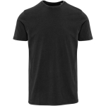 T-shirt uomo a maniche corte in cotone ring-spun 160 g/m2 Elevate color nero seconda vista frontale