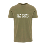 T-shirt uomo a maniche corte in cotone ring-spun 160 g/m2 Elevate vista area di stampa