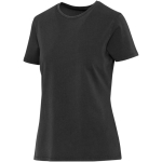 T-shirt da donna a maniche corte in cotone ring-spun 160 g/m2 Elevate color nero