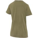 T-shirt da donna a maniche corte in cotone ring-spun 160 g/m2 Elevate color verde scuro terza vista posteriore