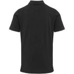 Polo uomo a maniche corte in piqué prelavato 200 g/m² Elevate color nero seconda vista posteriore