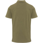 Polo uomo a maniche corte in piqué prelavato 200 g/m² Elevate color verde scuro seconda vista posteriore