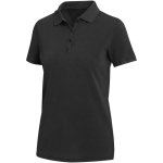 Polo da donna a maniche corte in piqué prelavato e preristretto 200 g/m2 Elevate color nero