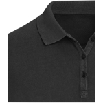 Polo da donna a maniche corte in piqué prelavato e preristretto 200 g/m2 Elevate color nero vista dettaglio 1