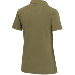 Polo da donna a maniche corte in piqué prelavato e preristretto 200 g/m2 Elevate color verde scuro terza vista posteriore